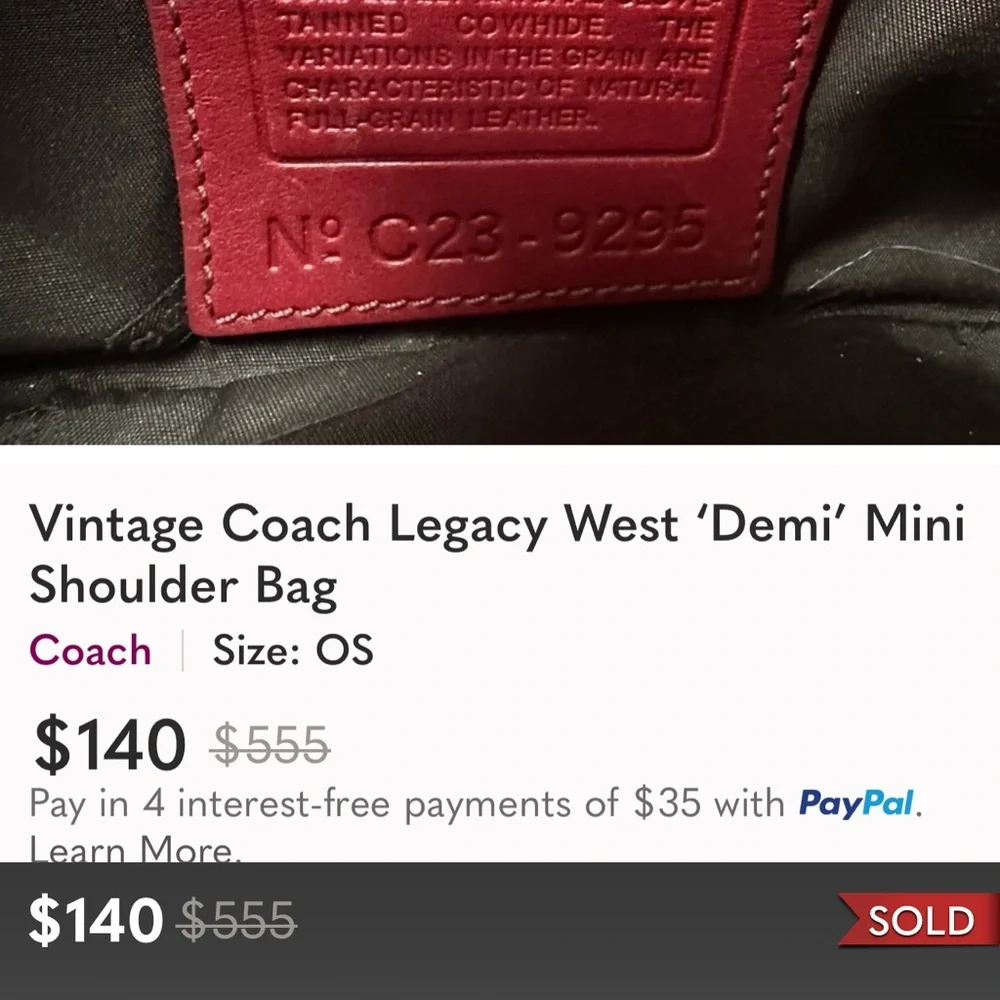 Chic Burgundy Leather Shoulder Bag - Picture 10 of 14